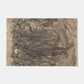 De schedel in de Kroon (door Albert Besnard) Deurmat (Voorkant)