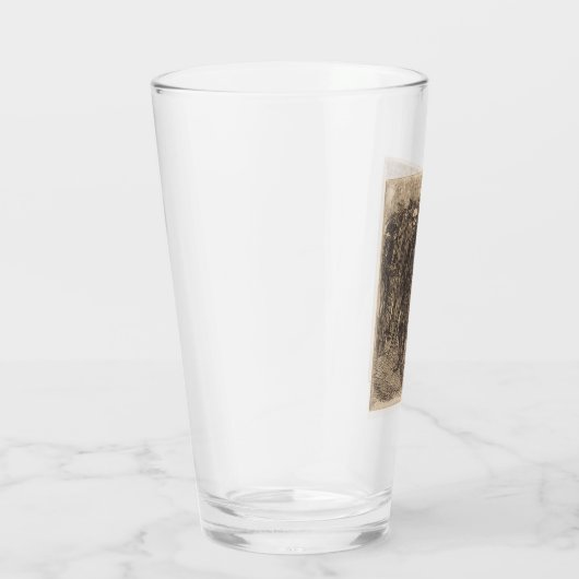 De schedel in de Kroon (door Albert Besnard) Glas (Rechts)