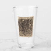 De schedel in de Kroon (door Albert Besnard) Glas (Voorkant)