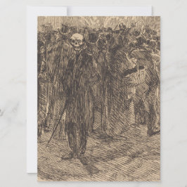 De schedel in de Kroon (door Albert Besnard) Kaart