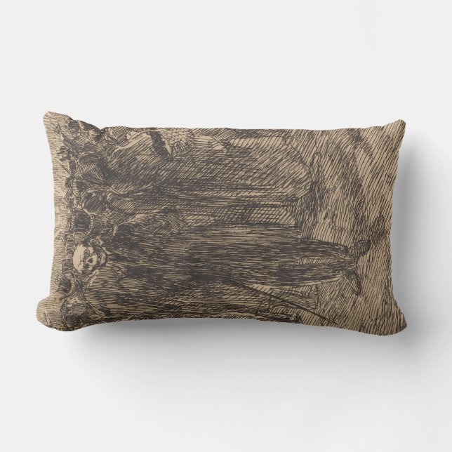 De schedel in de Kroon (door Albert Besnard) Kussen (Voorkant)