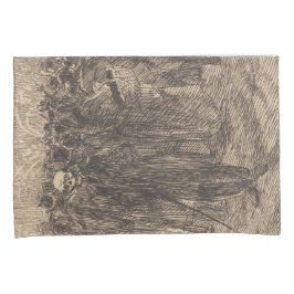 De schedel in de Kroon (door Albert Besnard) Kussensloop