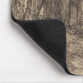 De schedel in de Kroon (door Albert Besnard) Muismat (Hoek)