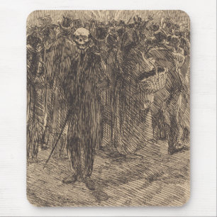 De schedel in de Kroon (door Albert Besnard) Muismat