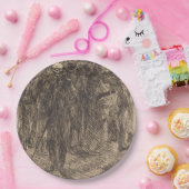 De schedel in de Kroon (door Albert Besnard) Papieren Bordje (Feest)