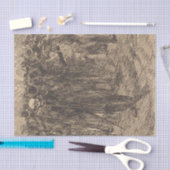 De schedel in de Kroon (door Albert Besnard) Tissuepapier (Craft)