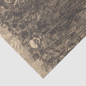 De schedel in de Kroon (door Albert Besnard) Tissuepapier (Detail)