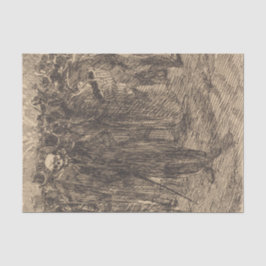 De schedel in de Kroon (door Albert Besnard) Tissuepapier