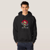 DE Schedel KAN VLIEGEN Hoodie (Voorkant volledig)