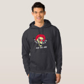 DE Schedel KAN VLIEGEN Hoodie (Voorkant volledig)