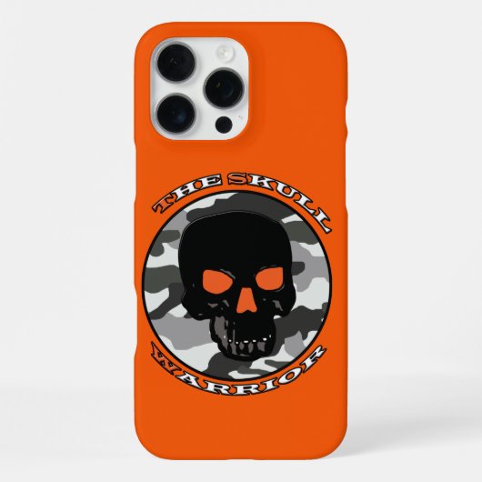 De schedel krijger   iPhone hoesje (Achterkant)