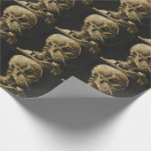 De schedel met een brandende sigaret van Van Gogh Cadeaupapier (Hoek)