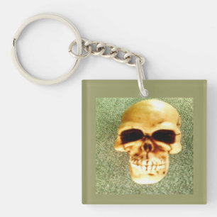 De schedel sleutelhanger
