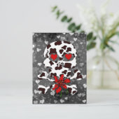 De Schedel Valentijn van de koe Feestdagenkaart (Staand voorkant)