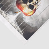 De schedel van Apple Original Sin Tissuepapier (Detail)