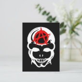 De Schedel van de anarchie Briefkaart (Staand voorkant)