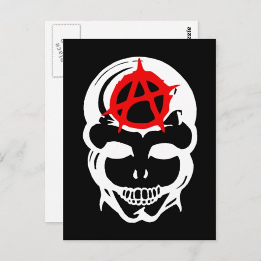 De Schedel van de anarchie Briefkaart (Voorkant / Achterkant)