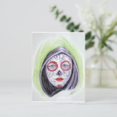 De schedel van de suiker briefkaart (Staand voorkant)