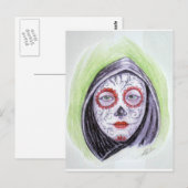 De schedel van de suiker briefkaart (Voorkant / Achterkant)