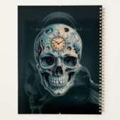 De schedel van de tijd: Romeinse cijfers Planner (Achterkant)