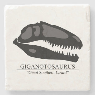 De Schedel van Giganotosaurus Stenen Onderzetter