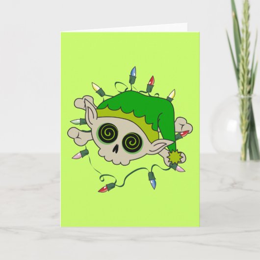 De Schedel van het elf Feestdagen Kaart (Voorkant)