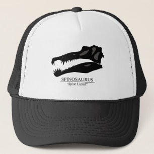 De Schedel van Spinosaurus Trucker Pet