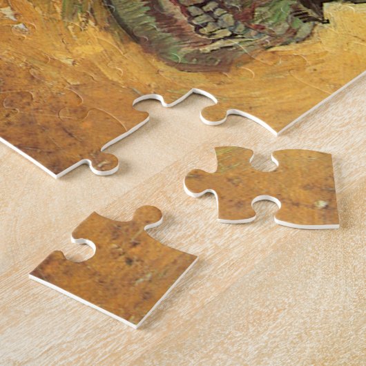 De schedel van Vincent van Gogh,  impressionisme Legpuzzel (Zijkant)