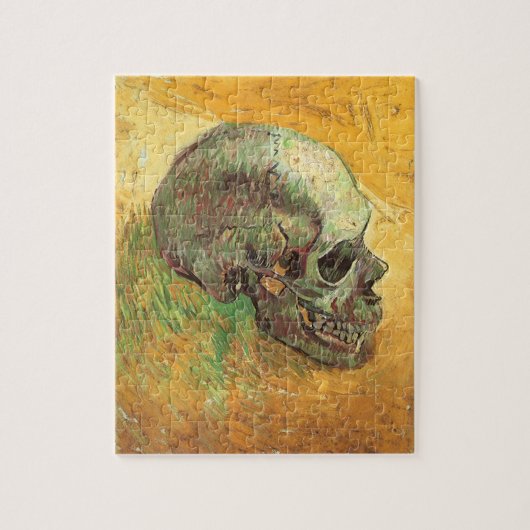 De schedel van Vincent van Gogh,  impressionisme Legpuzzel (Verticaal)