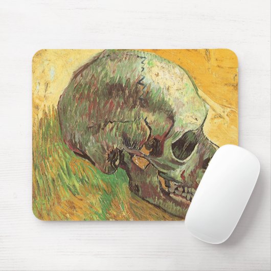 De schedel van Vincent van Gogh,  impressionisme Muismat (Met muis)