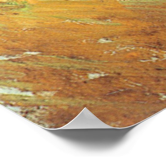 De schedel van Vincent van Gogh,  impressionisme Poster (Hoek)