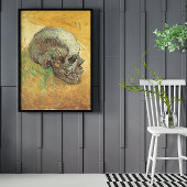 De schedel van Vincent van Gogh,  impressionisme Poster