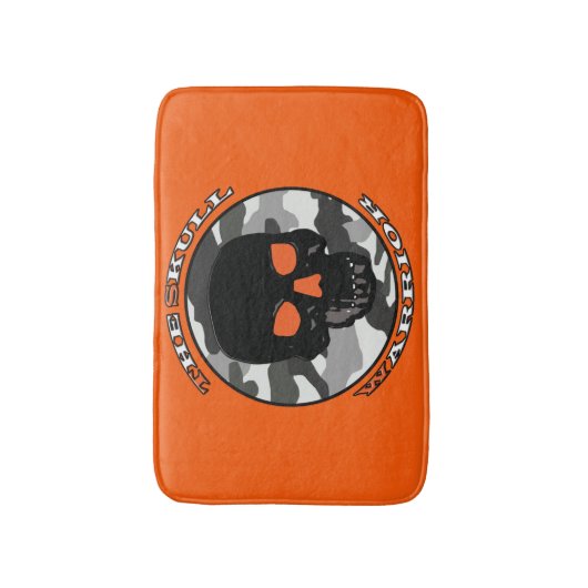 De schedelkrijger badmat (Voorkant Verticaal)