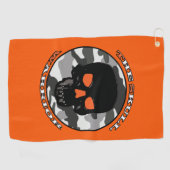 De schedelkrijger golfhanddoek (Horizontaal)