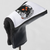 De schedelkrijger golfheadcover (3/4 voorkant)