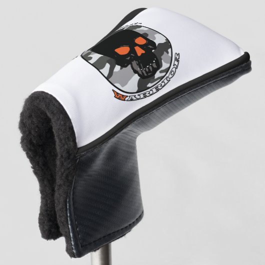 De schedelkrijger golfheadcover (3/4 voorkant)