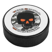 De schedelkrijger hockey puck (3/4)