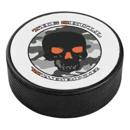 De schedelkrijger hockey puck