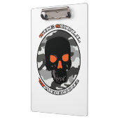 De schedelkrijger klembord (Links)