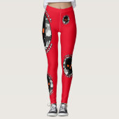 De schedelkrijger leggings (Voorkant)