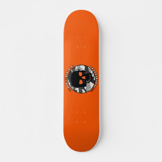 De schedelkrijger persoonlijk skateboard (Voorkant)