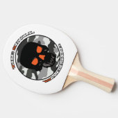 De schedelkrijger tafeltennisbatje (Zijkant)