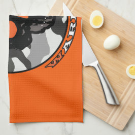 De schedelkrijger theedoek