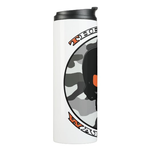 De schedelkrijger thermosbeker (Gedraaid links)