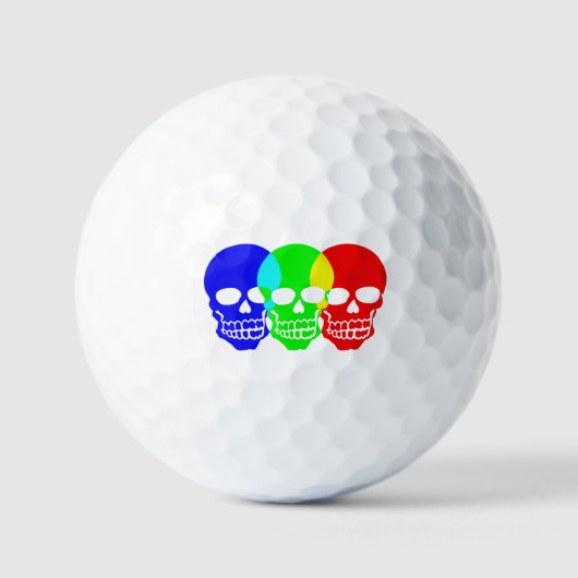 De schedels golfballen (Voorkant)