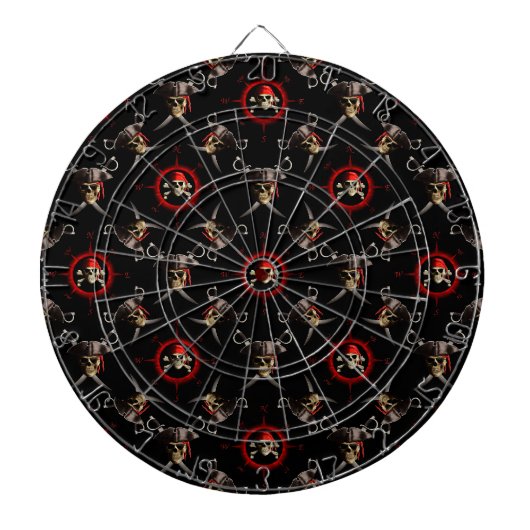 De Schedels van de piraat Dartbord (Voorkant)