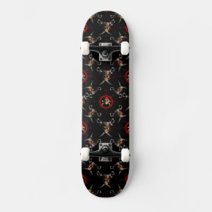 De Schedels van de piraat Persoonlijk Skateboard