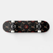 De Schedels van de piraat Persoonlijk Skateboard (Horizontaal)