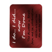 De scheiding is definitief magneet (Verticaal)