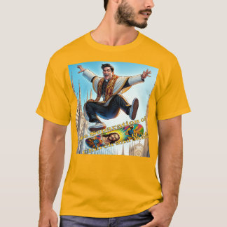 De scheiding van kerk en Schaats T-shirt
